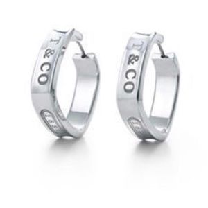 SOLD AUTHENTIC T&Co 1837 Square Round Earrings